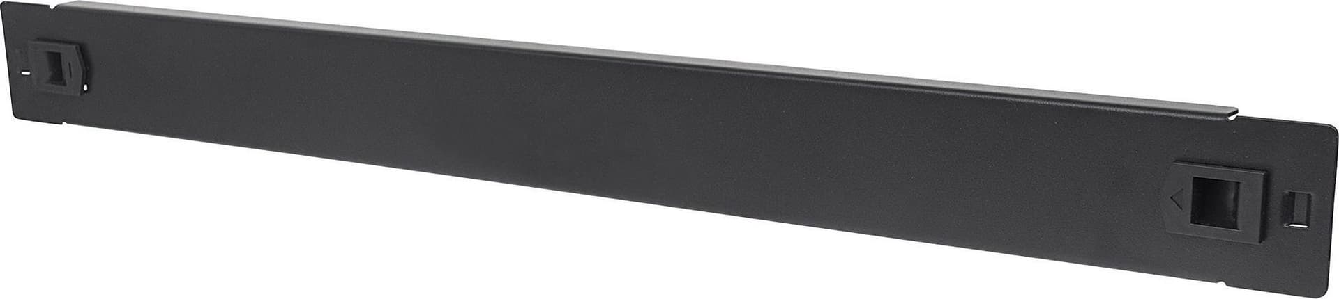 Pannello Cieco Toolless a Clip per Armadi Rack 19'' 2U Nero - 6