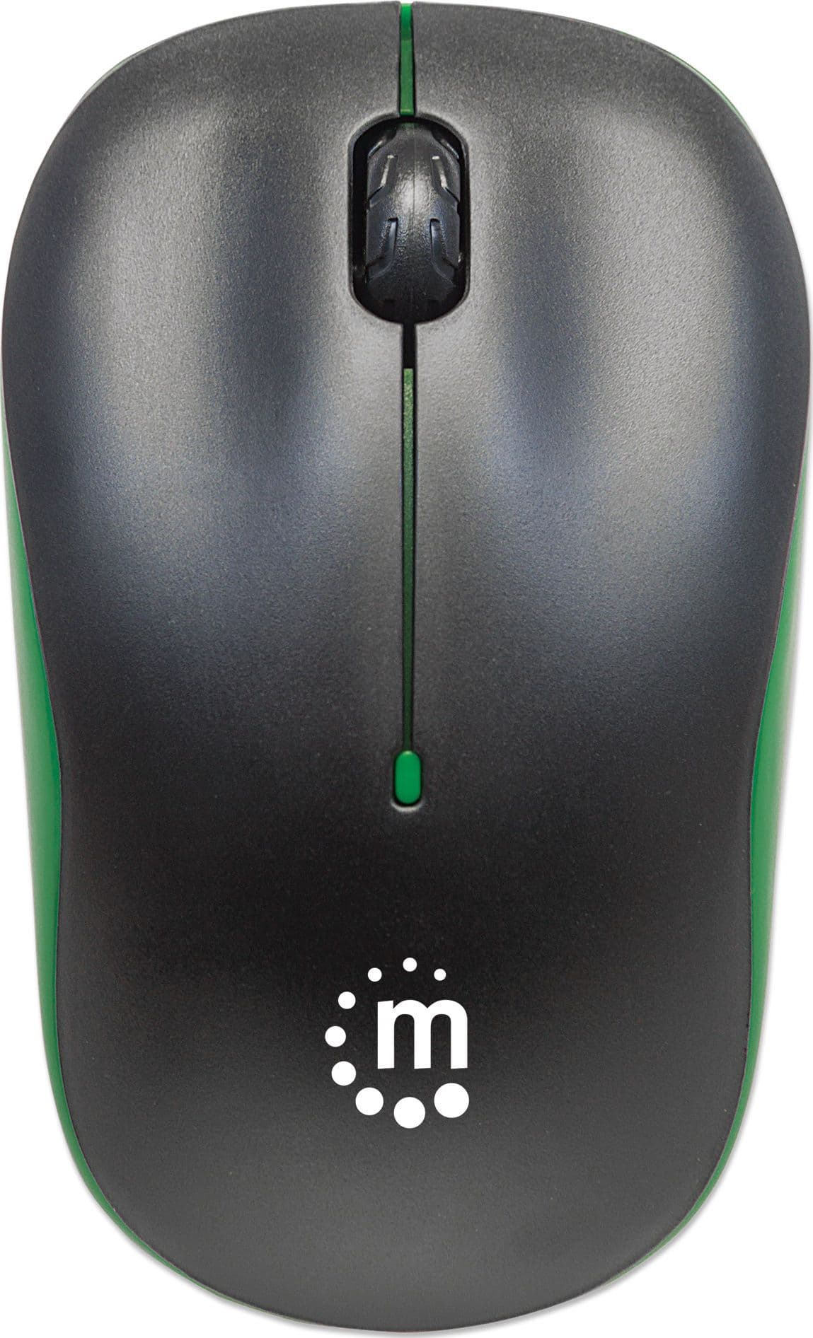 Mouse Ottico Wireless con Micro Ricevitore USB 1000 Dpi Nero/Verde - 16