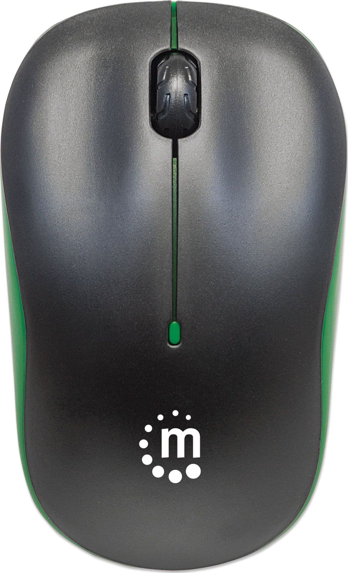 Mouse Ottico Wireless con Micro Ricevitore USB 1000 Dpi Nero/Verde - 19