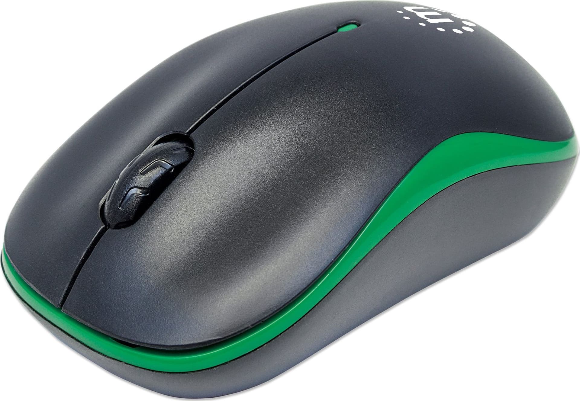Mouse Ottico Wireless con Micro Ricevitore USB 1000 Dpi Nero/Verde - 21