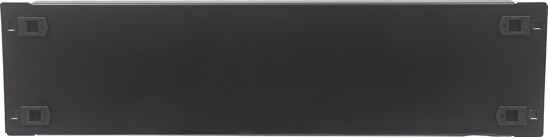 Pannello Cieco Toolless a Clip per Armadi Rack 19'' 3U Nero - 10