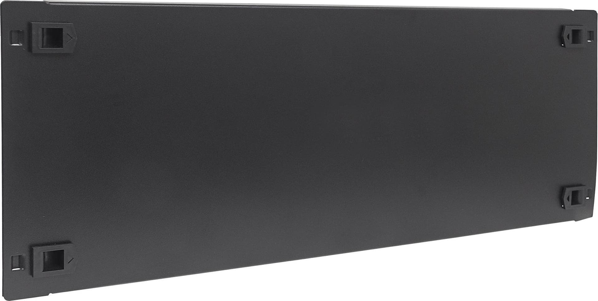 Pannello Cieco Toolless a Clip per Armadi Rack 19'' 4U Nero - 12