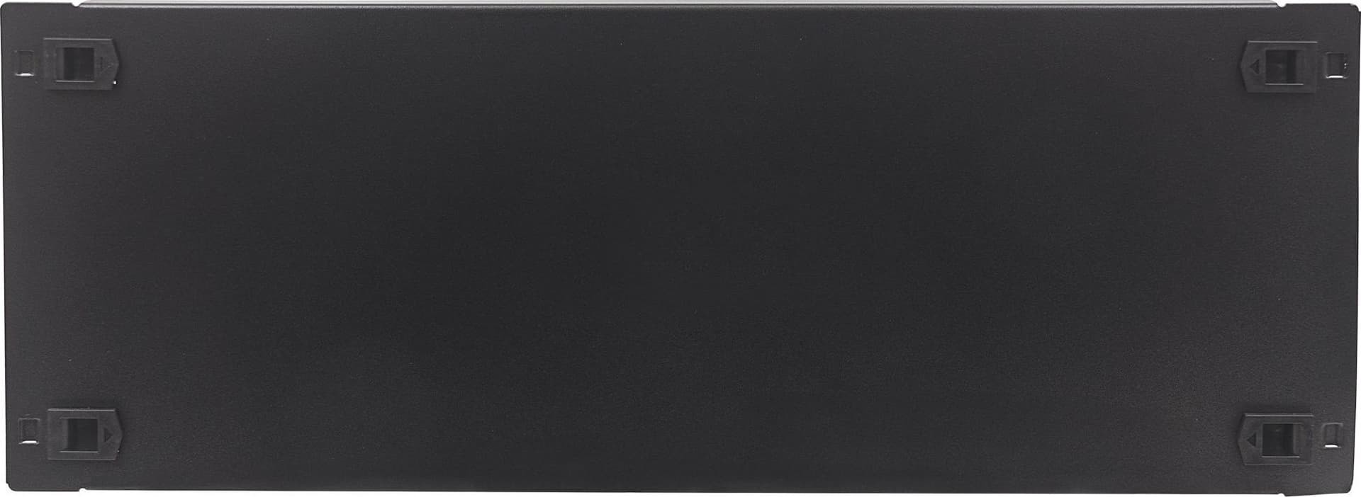 Pannello Cieco Toolless a Clip per Armadi Rack 19'' 4U Nero - 9
