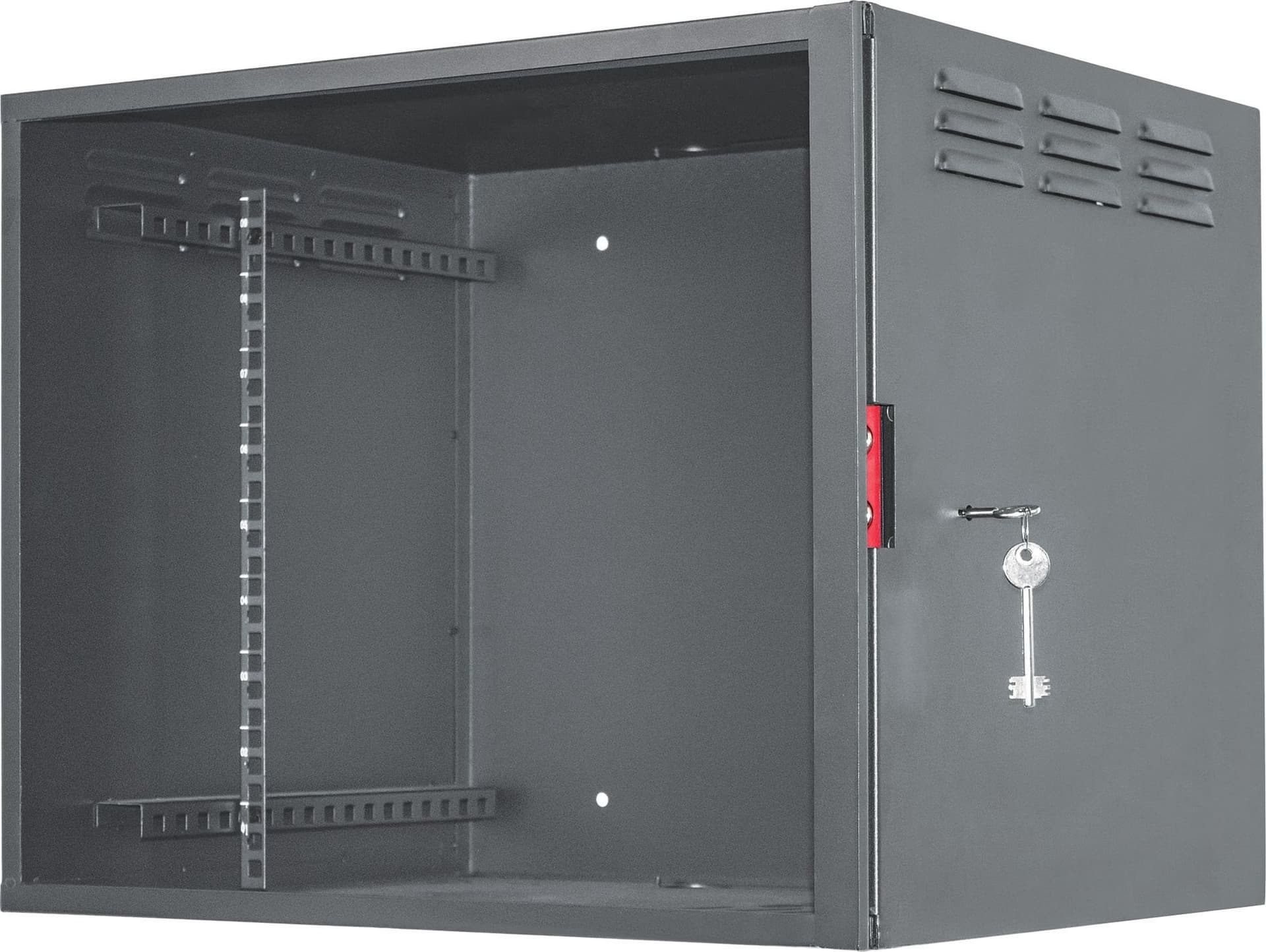 Armadio Rack 19'' a muro 6unit&agrave con serratura di sicurezza - 13