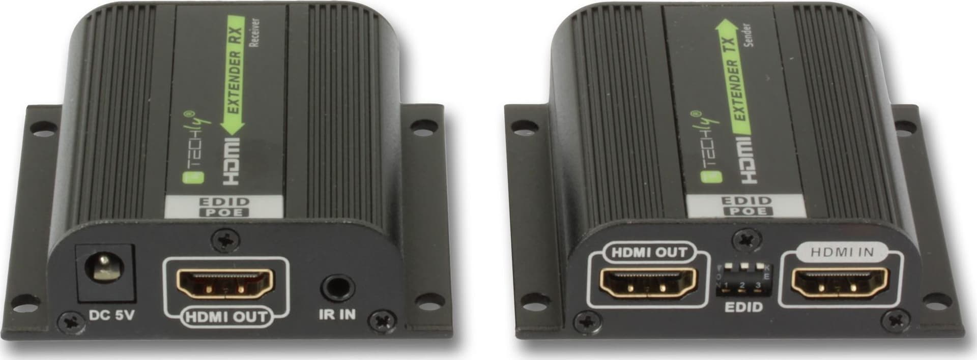 Amplificatore Extender HDMI Full HD 3D POE su cavo Cat.6/6A/7 40m con EDID ed IR - 9
