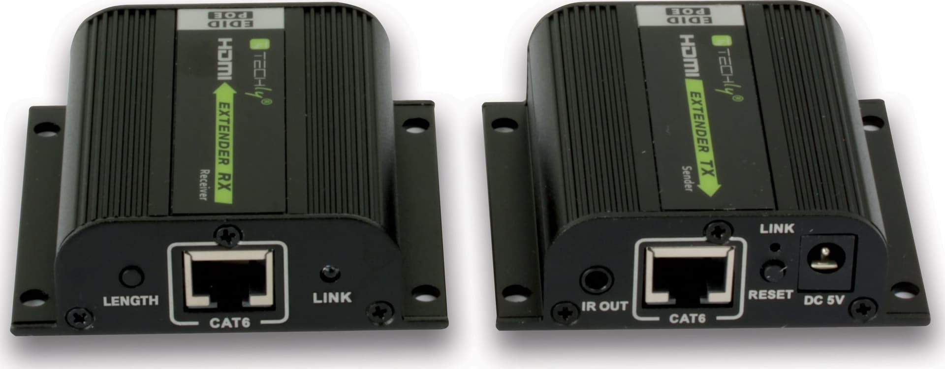 Amplificatore Extender HDMI Full HD 3D POE su cavo Cat.6/6A/7 40m con EDID ed IR - 14