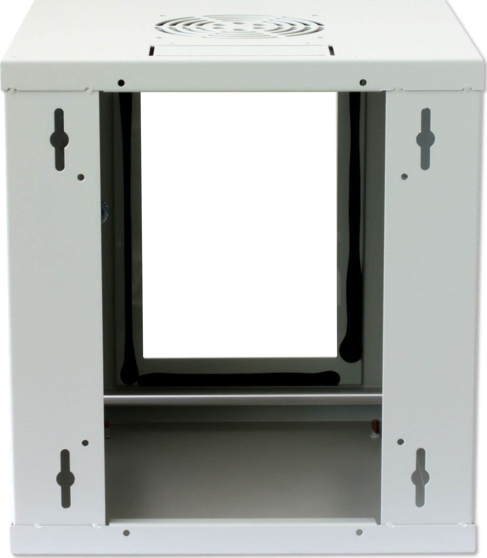 Armadio Rack 10'' a muro 6 unit&agrave Grigio - 10