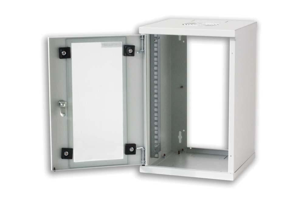 Armadio Rack 10'' a muro 9 unit&agrave Grigio prof. 300 mm - 9