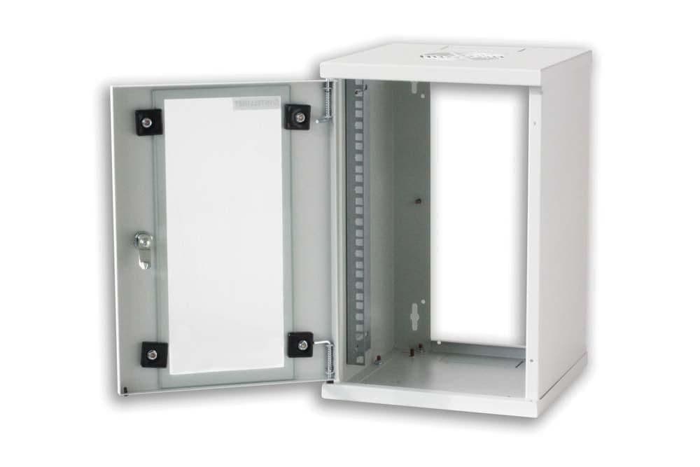 Armadio Rack 10'' a muro 9 unit&agrave Grigio prof. 300 mm - 10