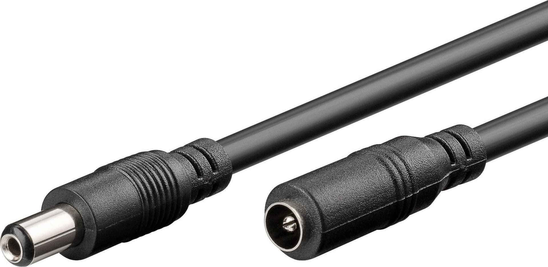 Cavo Prolunga di Alimentazione DC 2.1 mm 3 metri Nero - 5