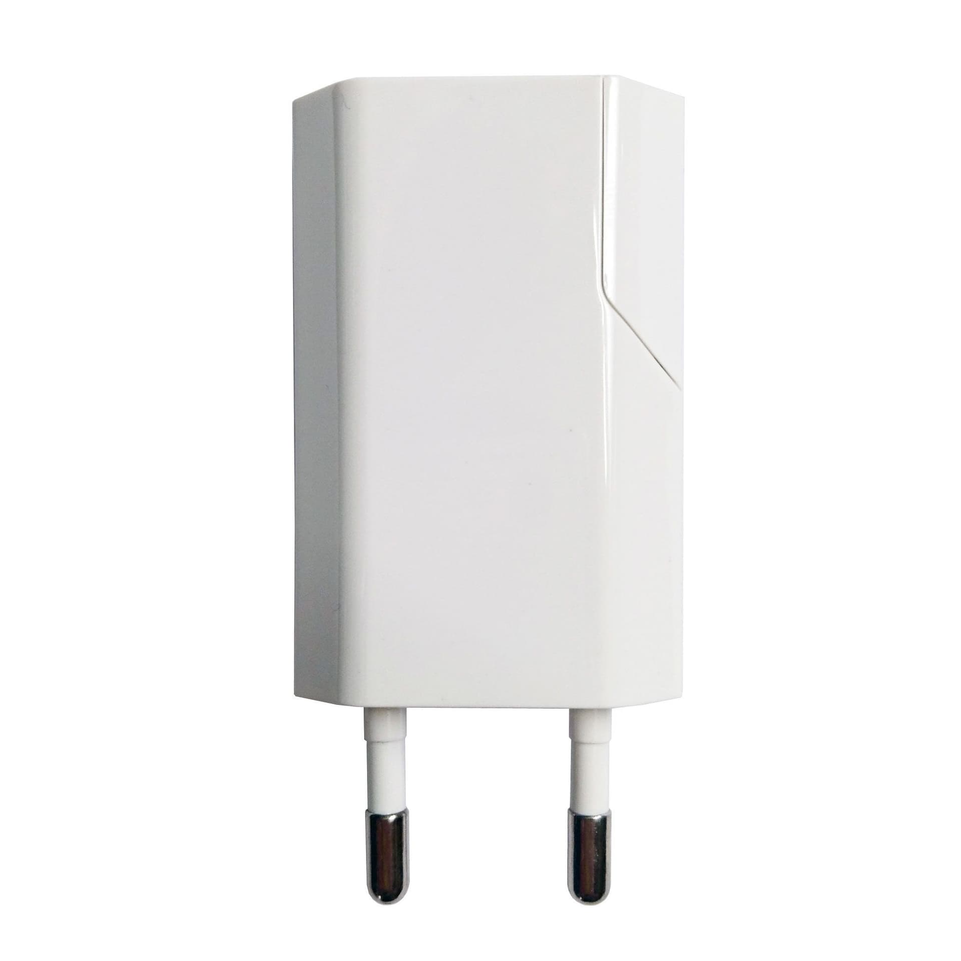 Caricatore USB 1A Compatto Spina Europea Bianco - 10