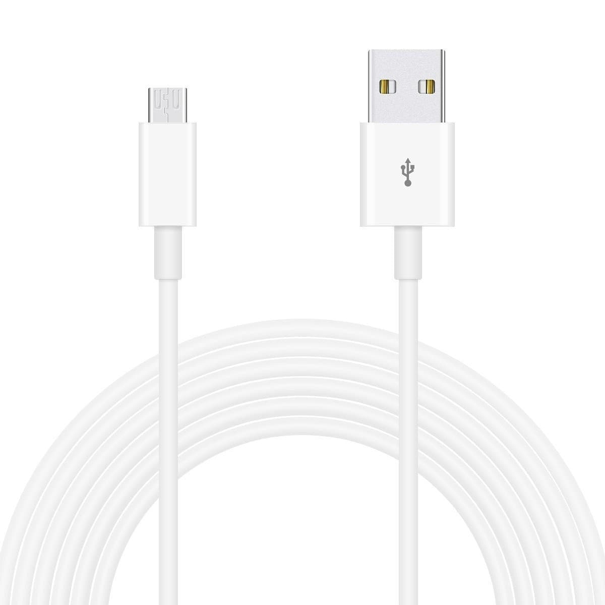 Cavo di Ricarica Rapida USB/Micro-USB 1m Bianco - 2