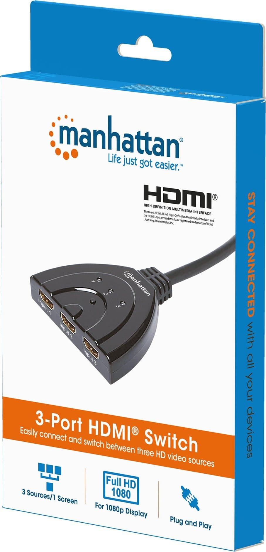 Switch HDMI 3 IN 1 OUT 1080p 3D - 12
