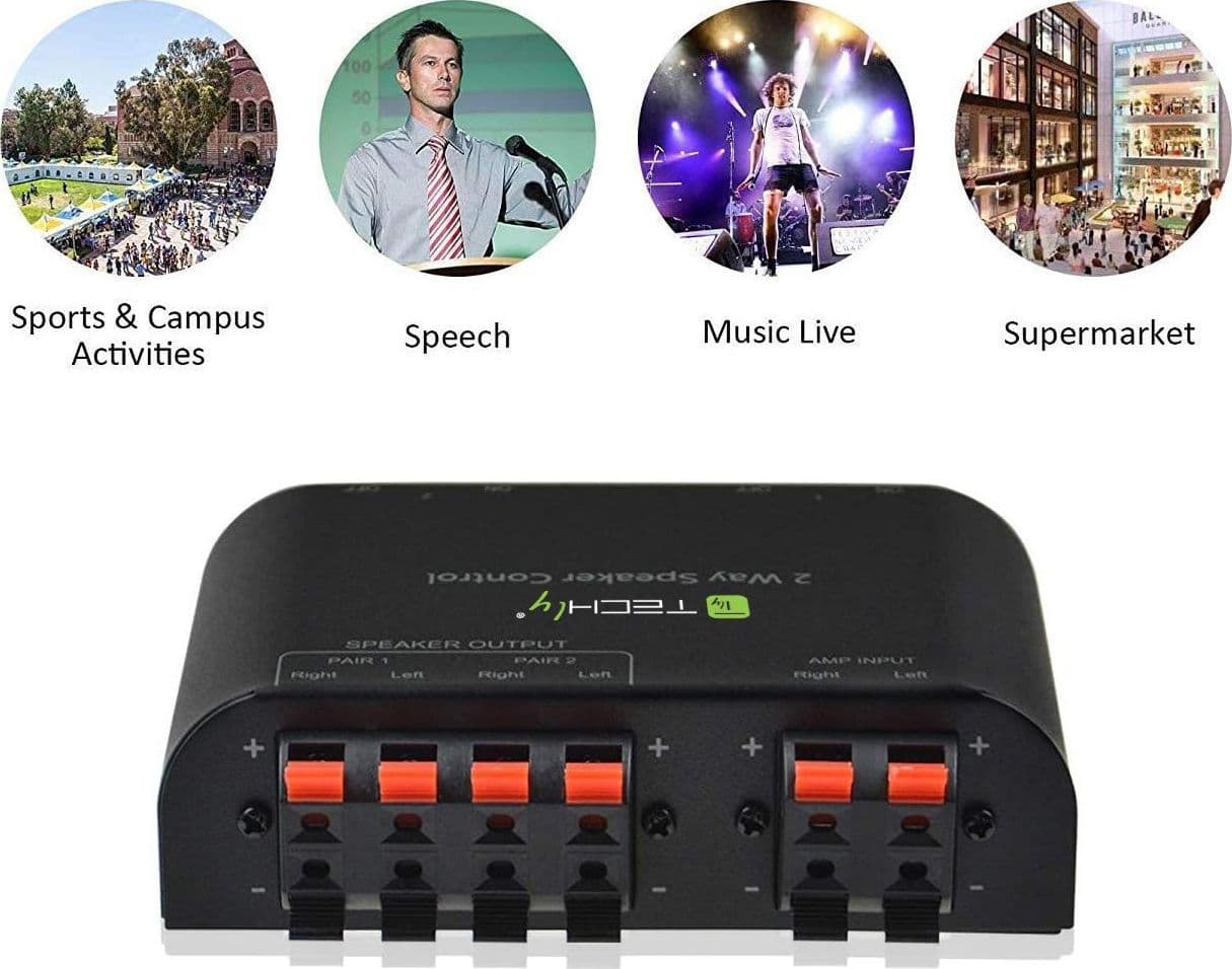 Commutatore Audio per Casse Acustiche 2 vie con Terminali a Pressione - 13