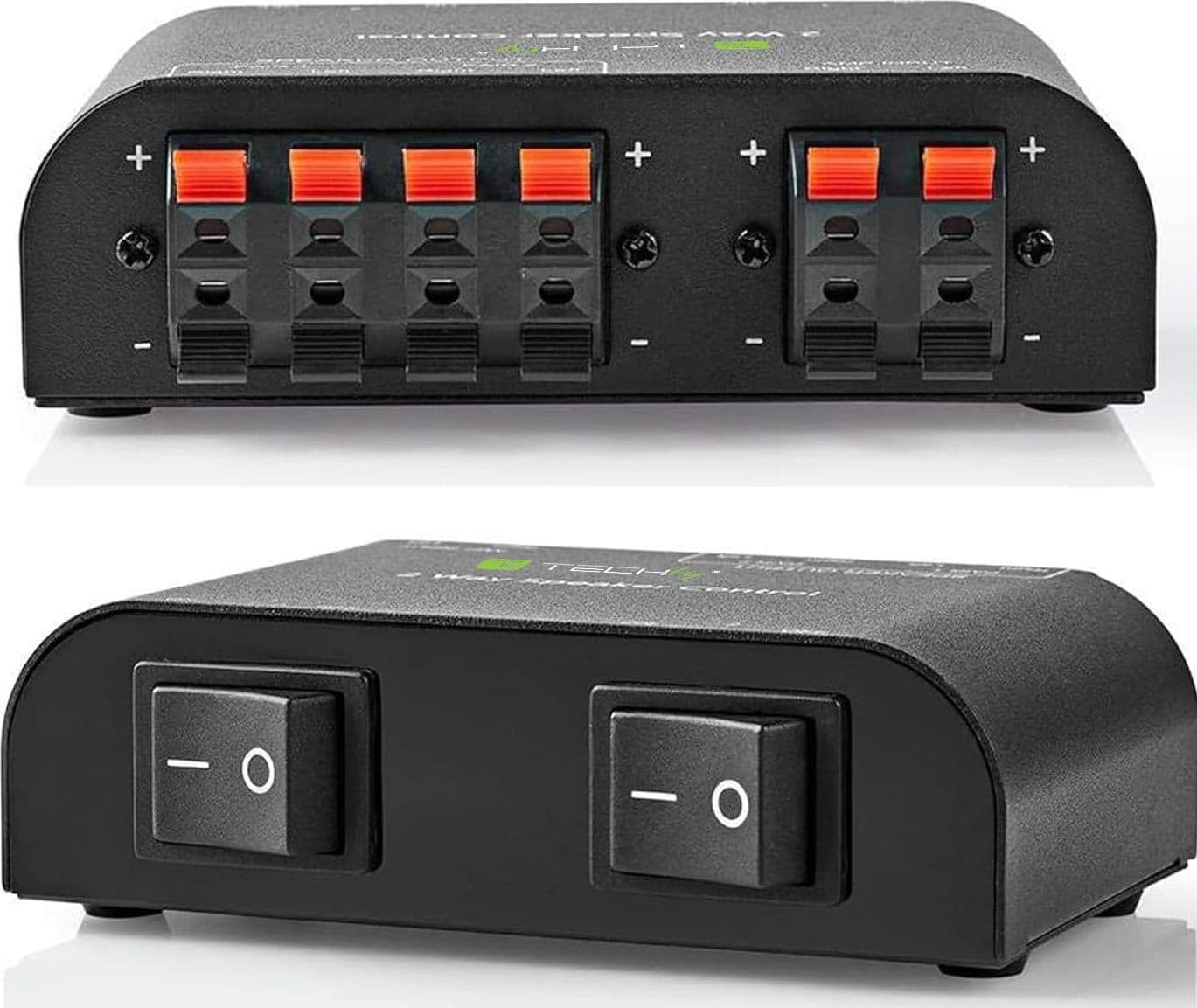 Commutatore Audio per Casse Acustiche 2 vie con Terminali a Pressione - 8