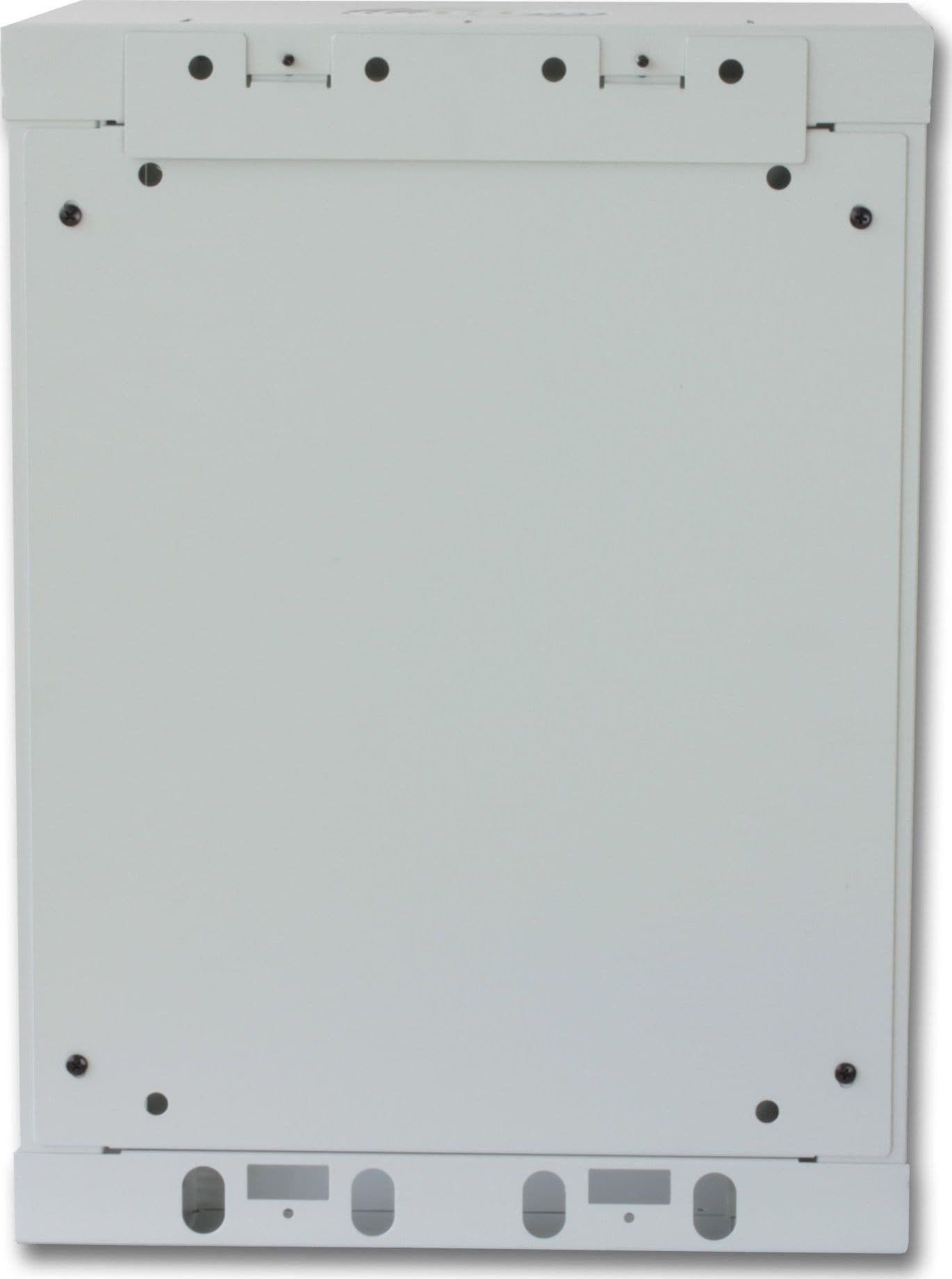 Armadio Rack 10'' a muro 9 unit&agrave con pannelli asportabili Grigio prof. 300 mm - 10