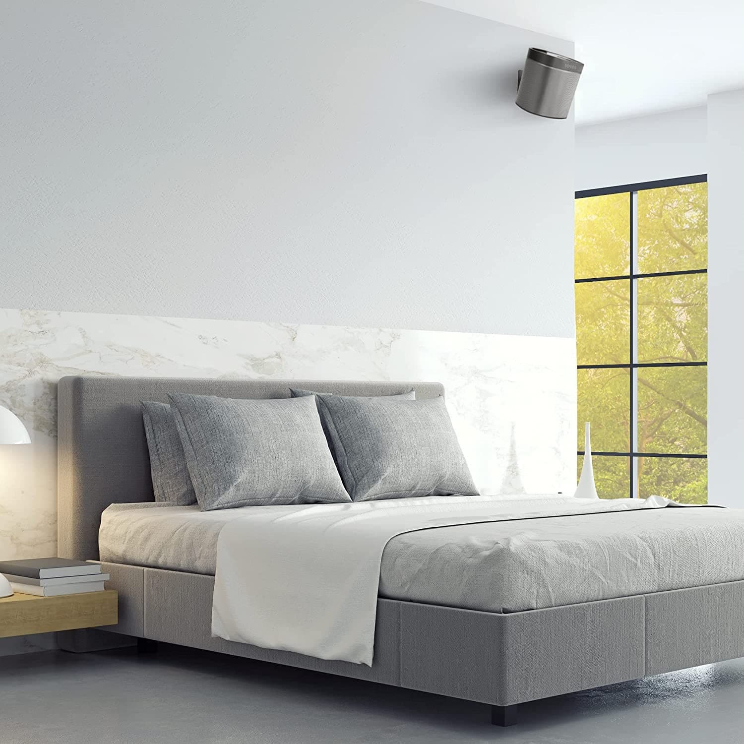 Supporto da Muro Regolabile per Diffusore Sonos Play 1 nero - 4