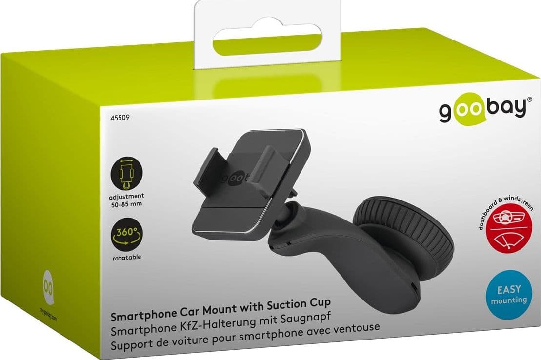 Supporto da Auto per Smartphone Universale con Ventosa - 12