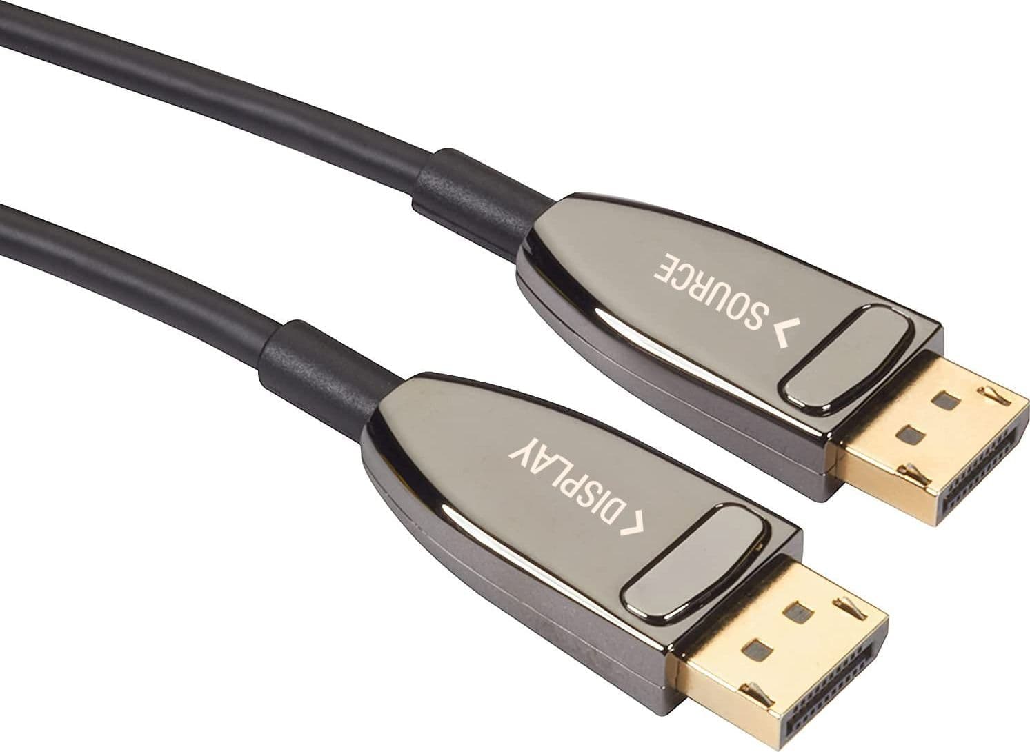 Cavo Ottico Attivo DisplayPort 1.4 Active Optical Cable 8K@60Hz 32.4 Gbps Connettori a Scatto 10m - 14