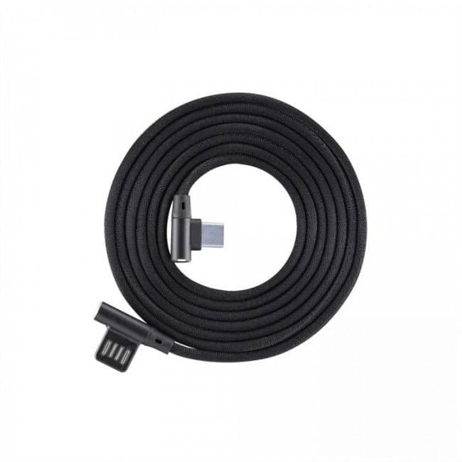 Cavo USB Angolato 90&deg USB A/USB-C 1.5m Nero - 6