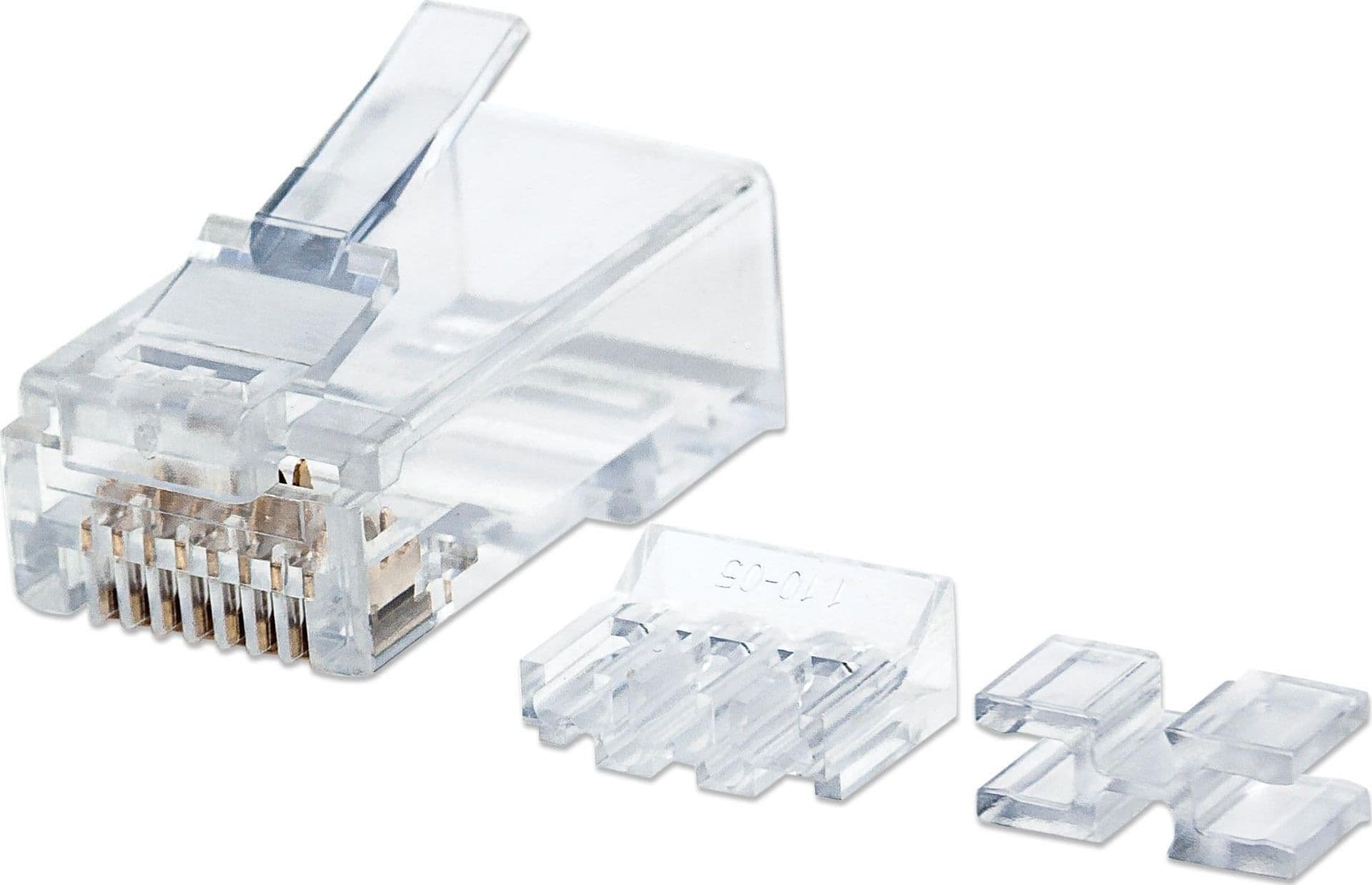 Confezione da 80 Plug Modulari Cat.6A RJ45 UTP - 7