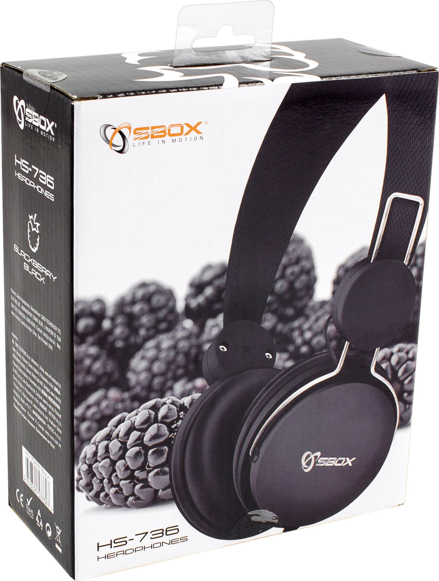 Cuffia multimediale HS-736 nera - 12