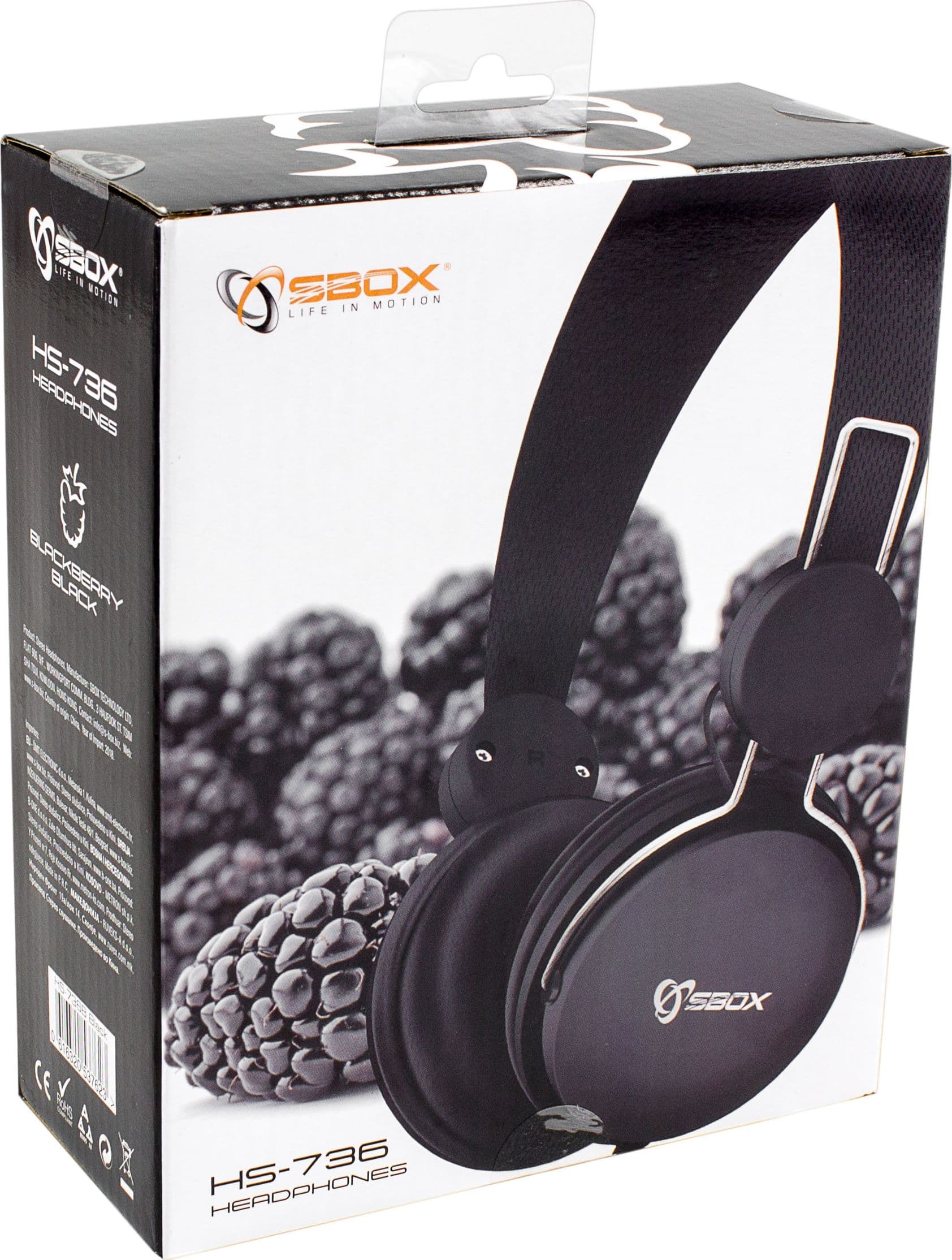 Cuffia multimediale HS-736 nera - 7