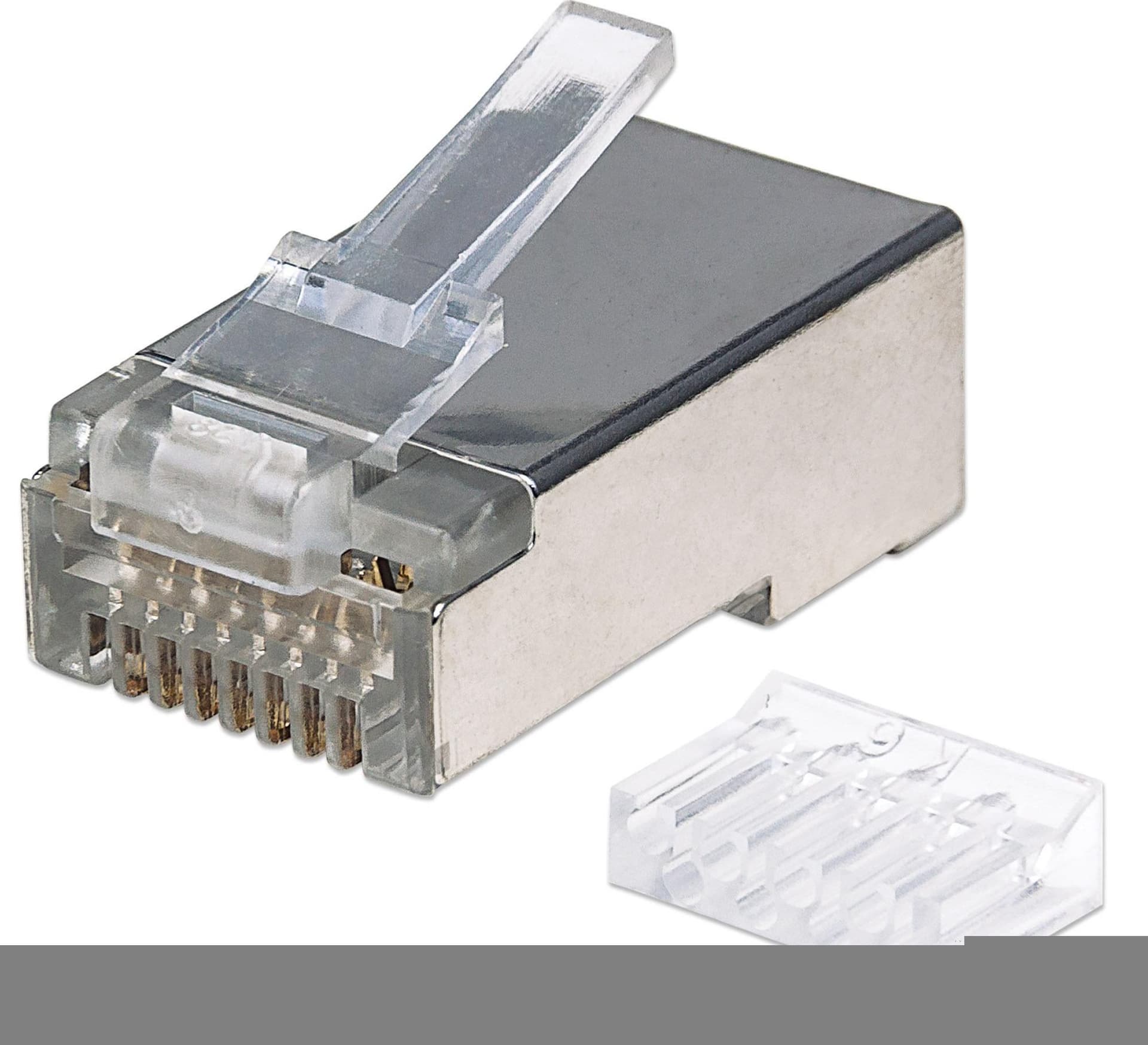 Confezione da 90 Plug Modulari Cat.6 RJ45 STP - 8