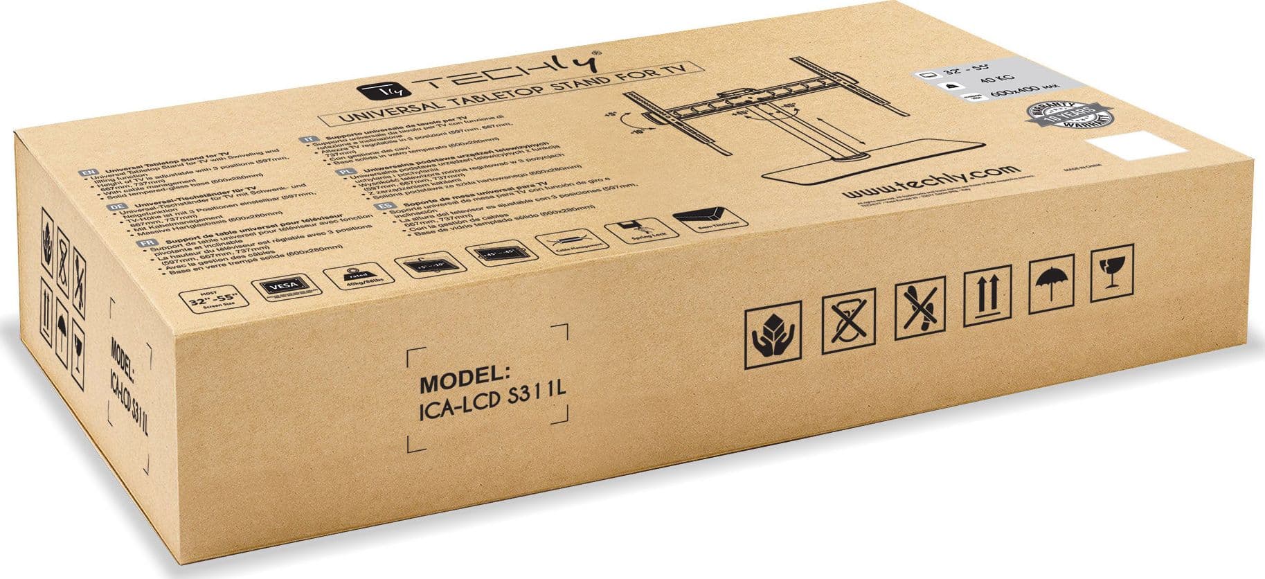 Supporto Slim Universale da Tavolo per TV LED LCD 32-55'' - 9