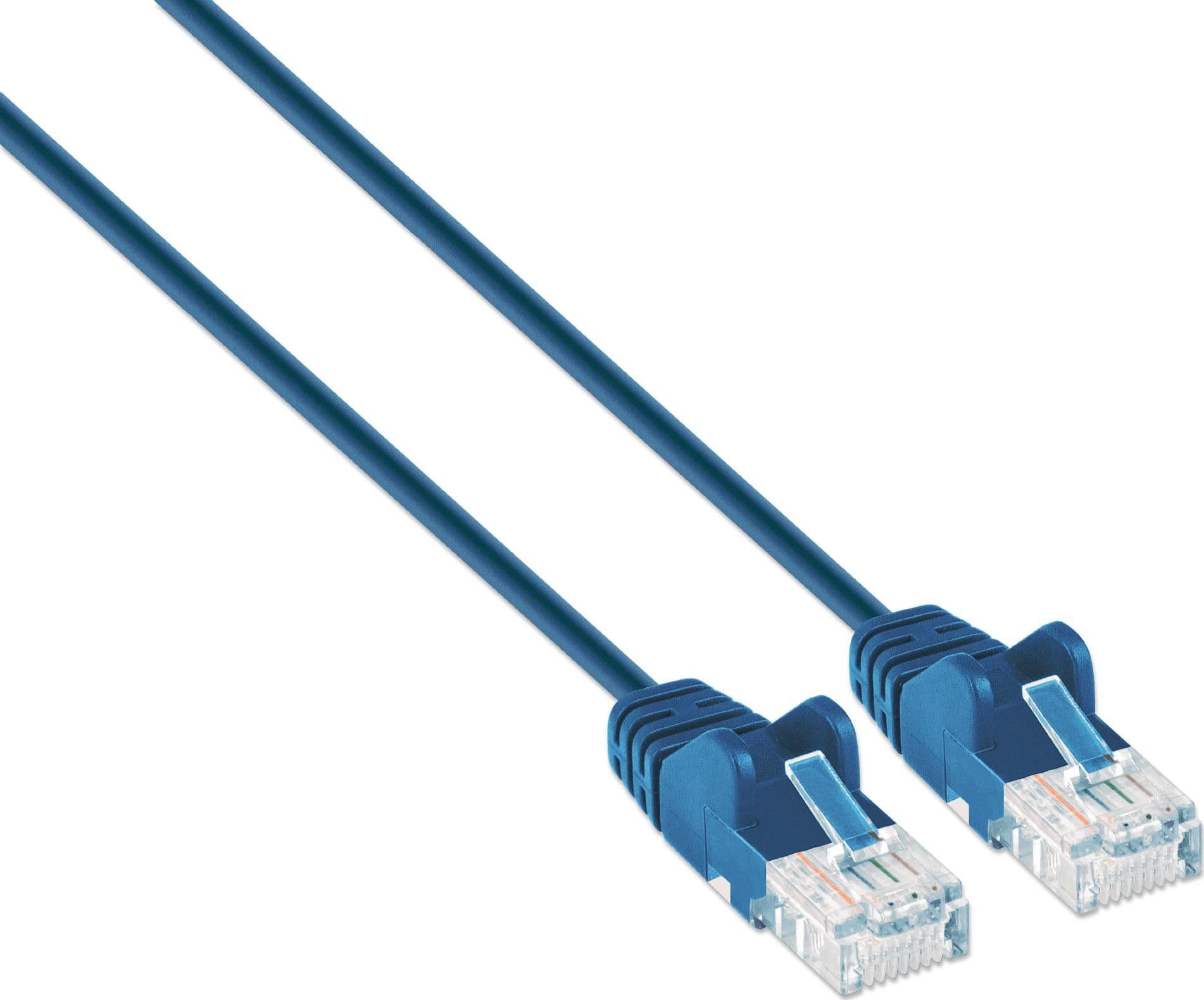 Cavo patch di rete Cat6 UTP Slim 0,5 m blu - 6