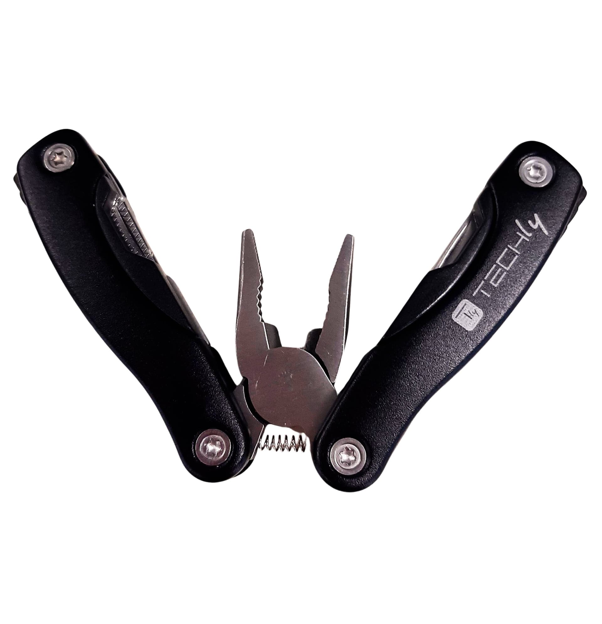 Mini Pinza Multiuso in Acciaio Inossidabile e Alluminio con Custodia - 20