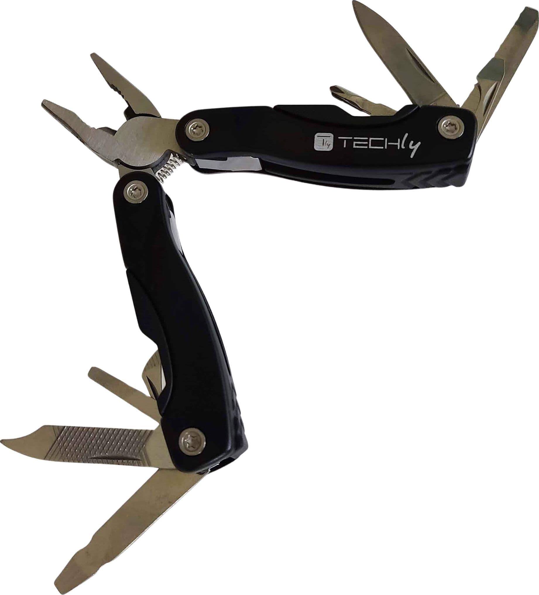 Mini Pinza Multiuso in Acciaio Inossidabile e Alluminio con Custodia - 22