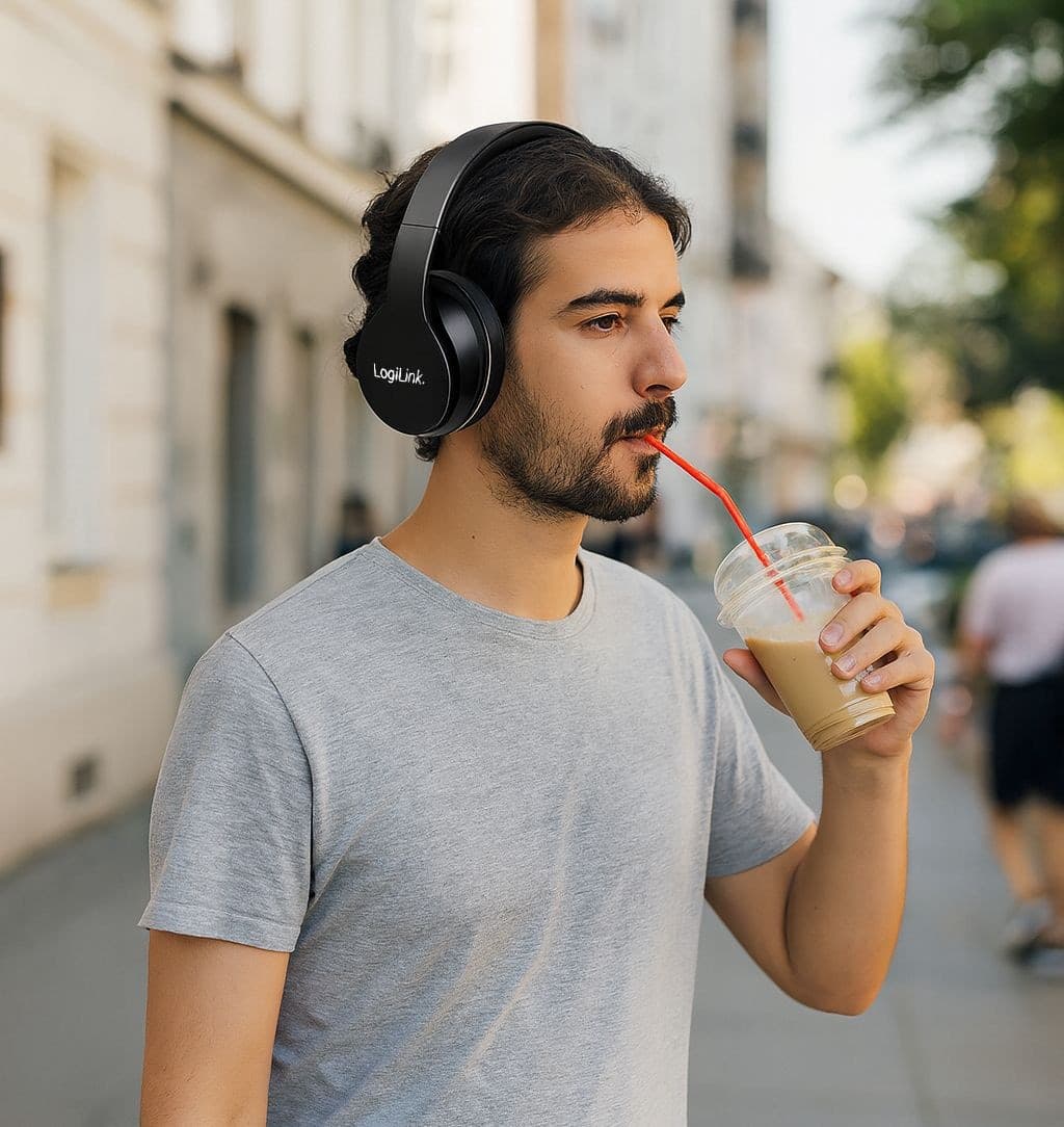 Cuffia Bluetooth V5.3 a Cancellazione Attiva del rumore ANC - 15