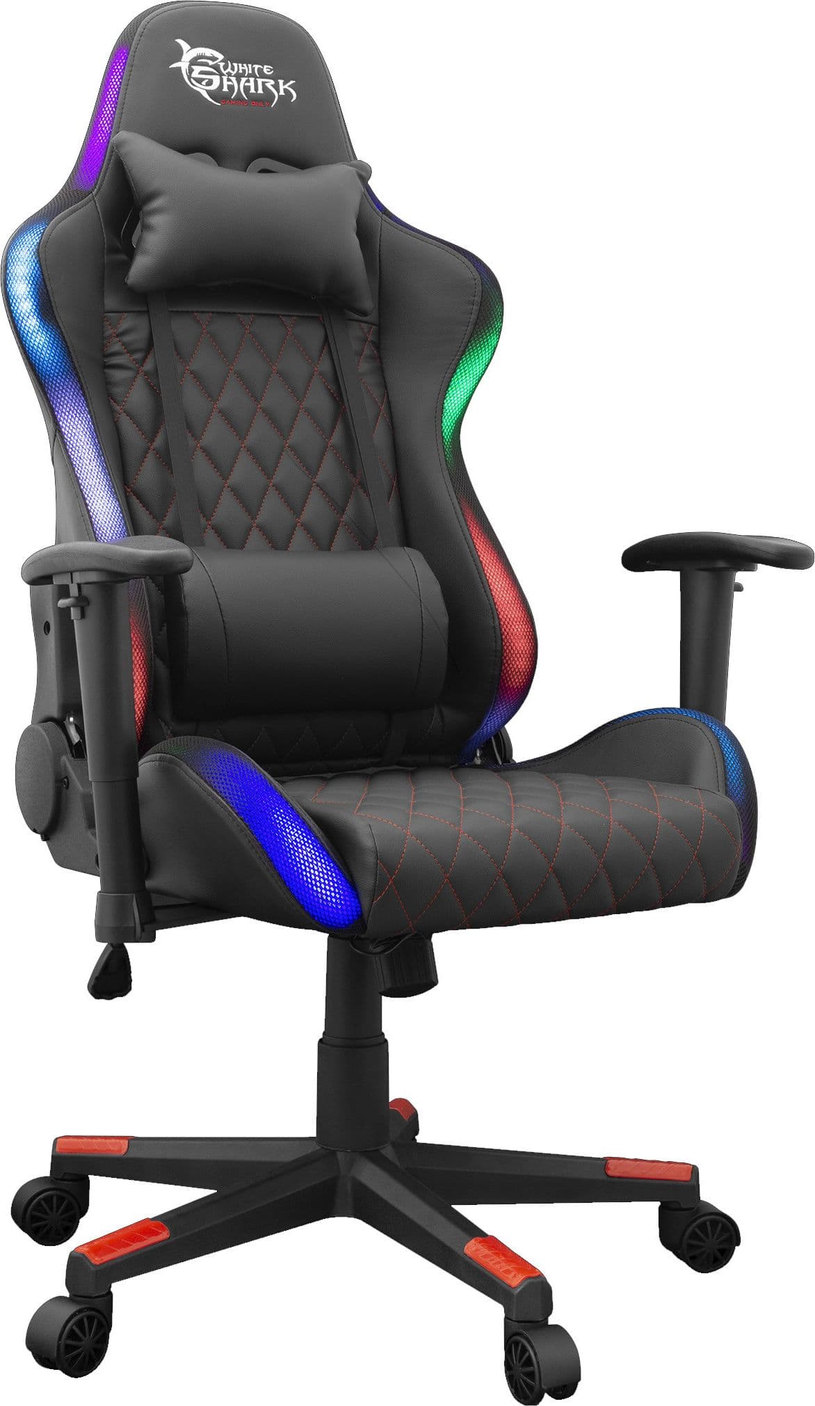 Sedia da Gioco Thunderbolt RGB Nero - 8