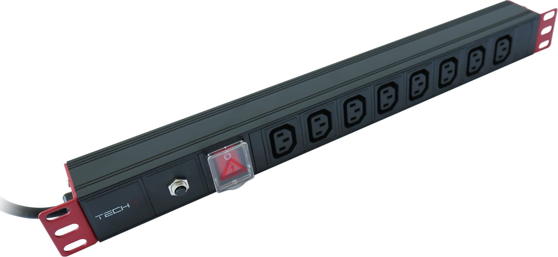 Multipresa 8 Posti C13 da Rack 19'' con Interruttore e Protezione Termica Spina C14 1U - 15