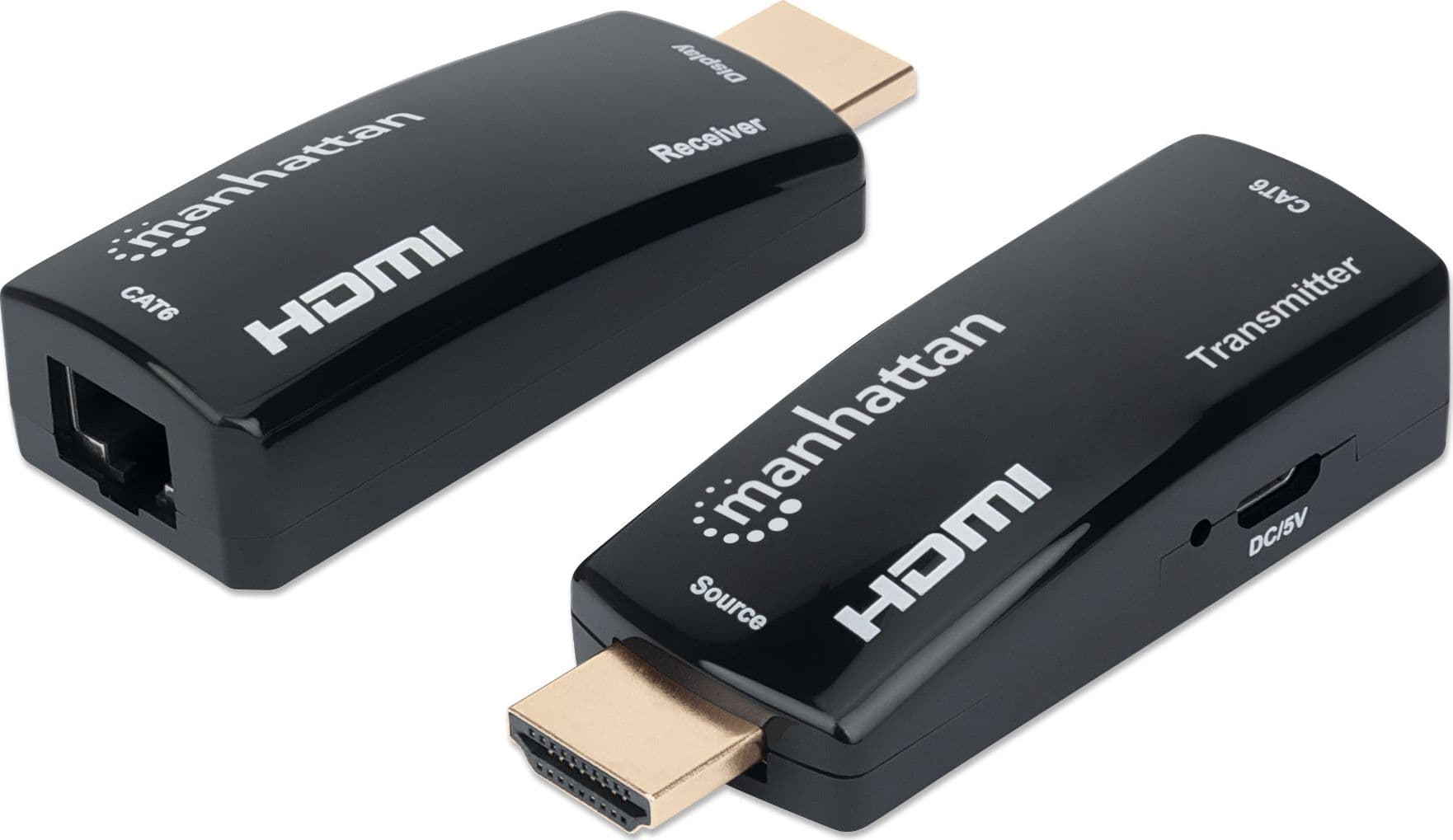 Extender HDMI Over Ethernet 1080p Compatto Nero - 7