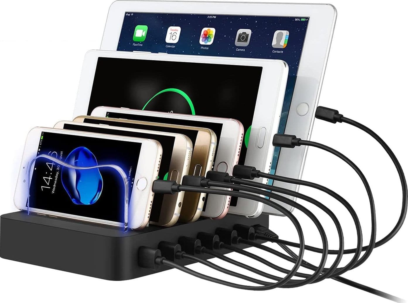 Docking Station Stazione di ricarica 6 porte USB - 11