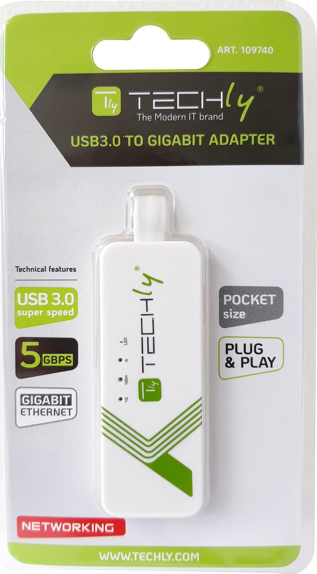 Adattatore Convertitore USB 3.0 Ethernet Gigabit RJ45 Lan - 12