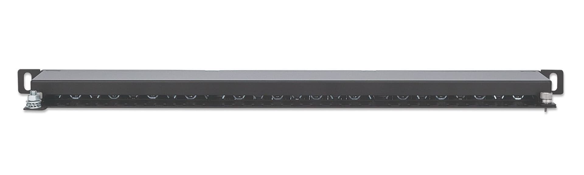 Pannello Patch 24 Posti 19'' 0.5U Cat6a Schermato Nero - 10