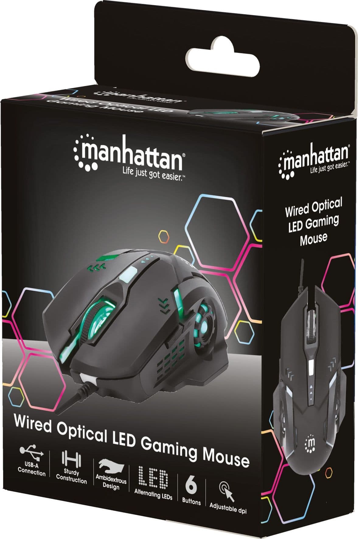 Mouse Ottico USB Gaming 3200 Dpi Retroilluminazione LED RGB - 16