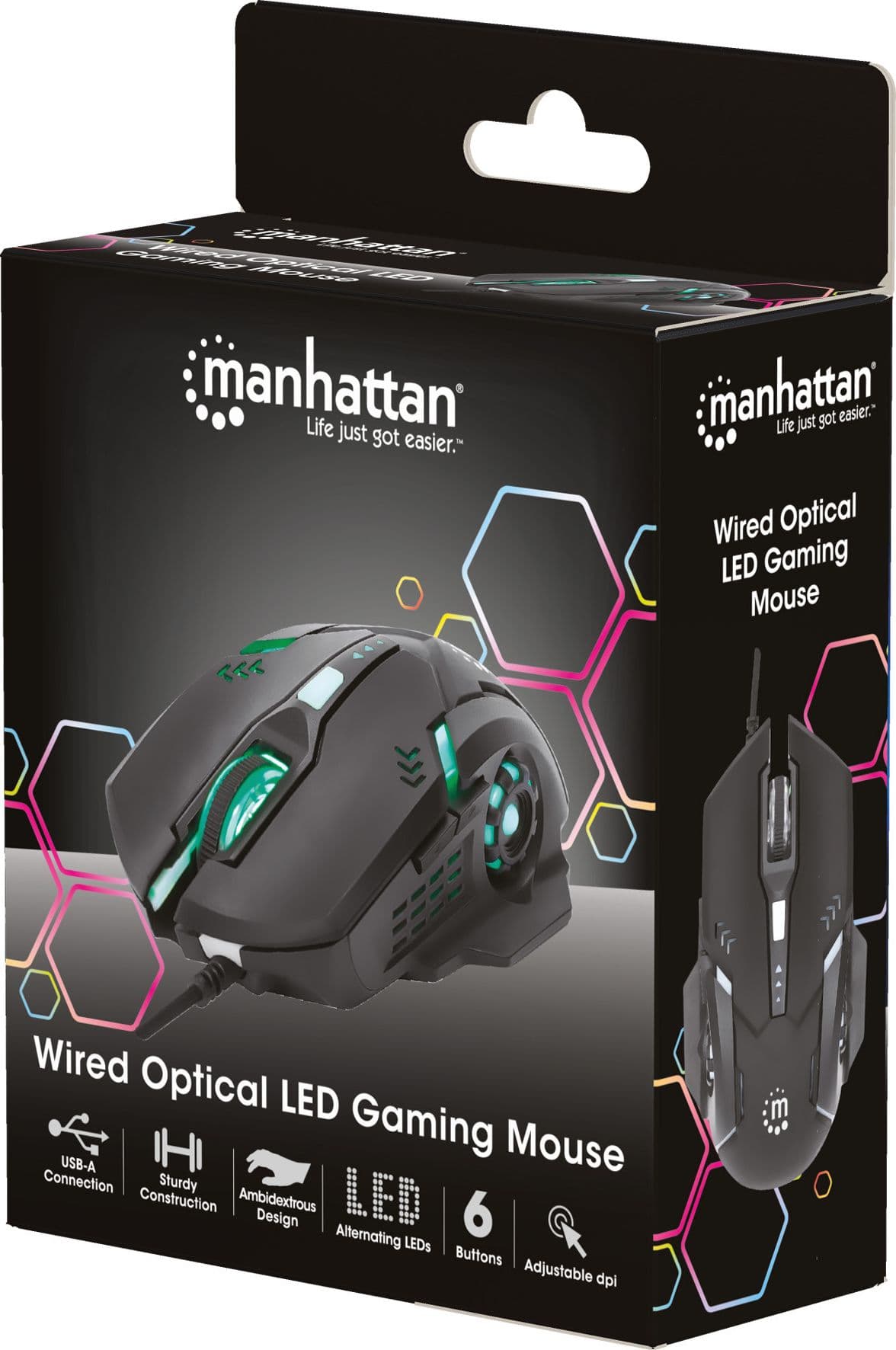 Mouse Ottico USB Gaming 3200 Dpi Retroilluminazione LED RGB - 17