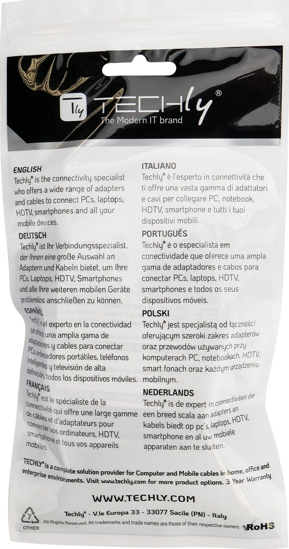 Caricabatterie Alimentatore Micro USB 5V 1A per Smartphone Tablet Nero - 10