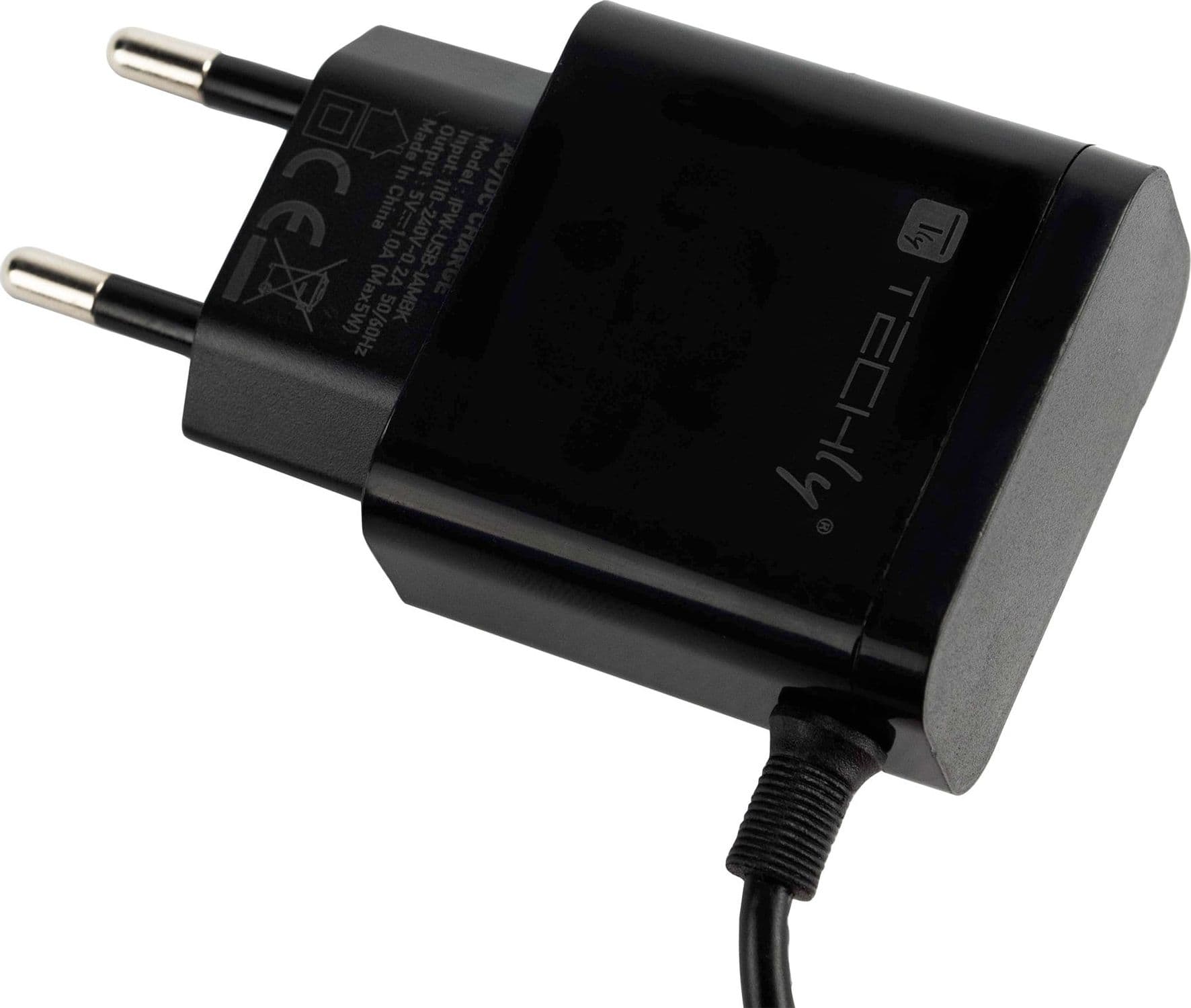 Caricabatterie Alimentatore Micro USB 5V 1A per Smartphone Tablet Nero - 12