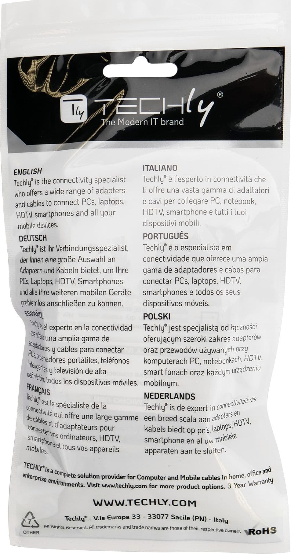 Caricabatterie Alimentatore Micro USB 5V 1A per Smartphone Tablet Nero - 9
