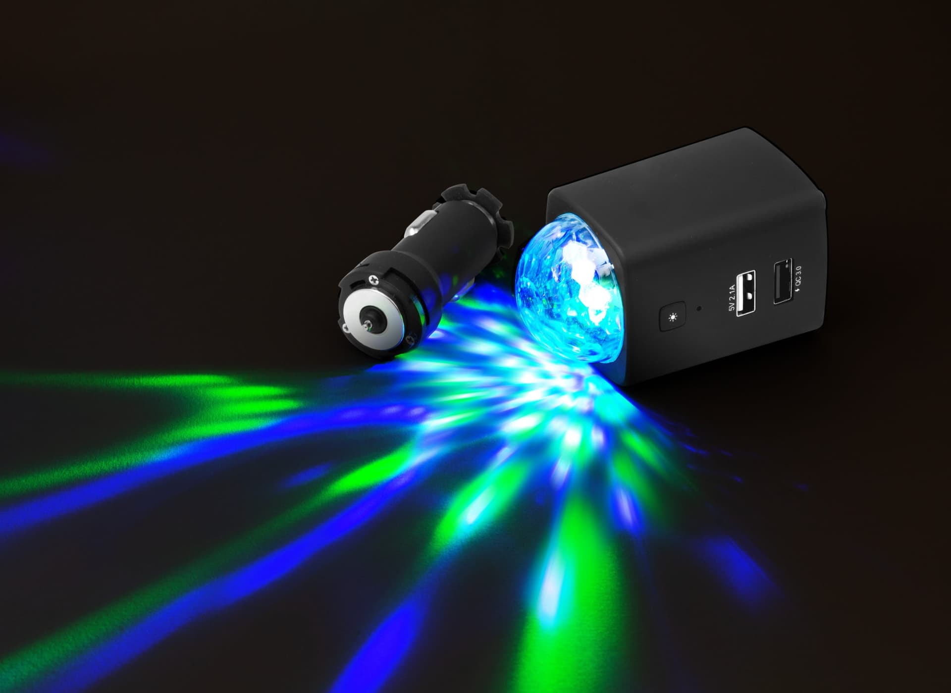 Caricatore da Auto USB-C&trade con Luce Disco TX-159 - 9