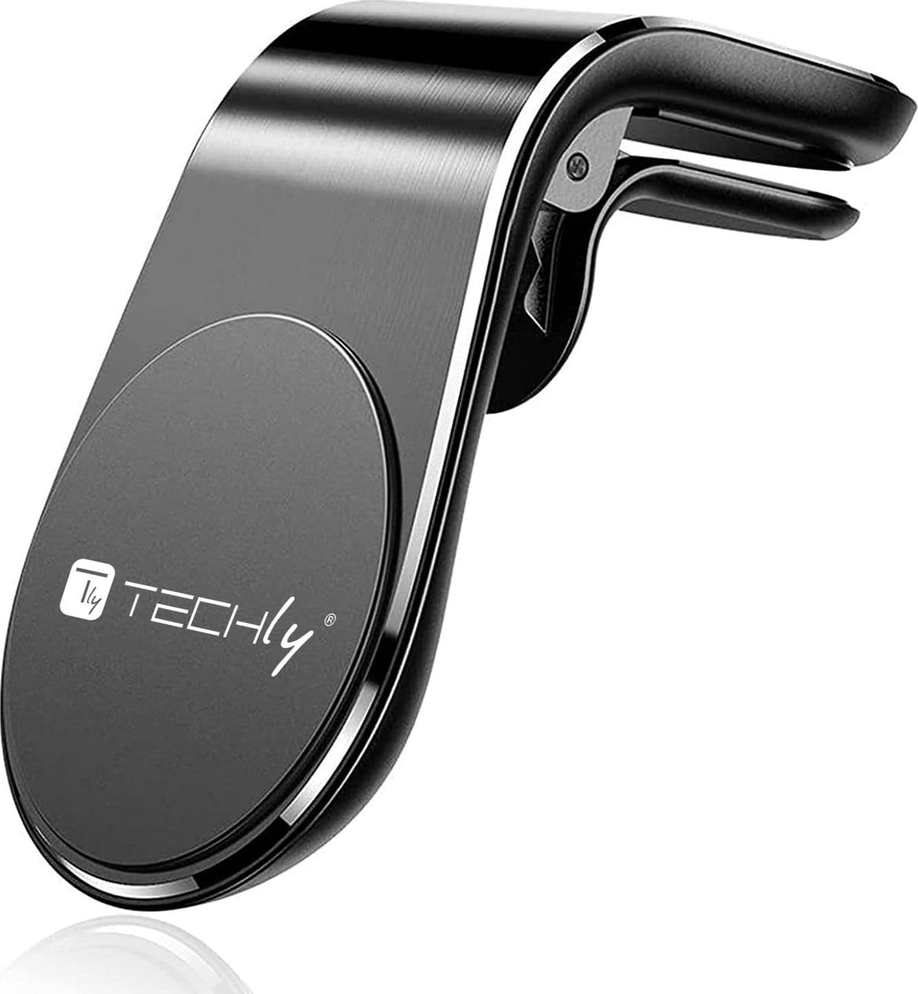 Supporto Magnetico da Auto per Smartphone con Due Placche Metalliche Universali - 12