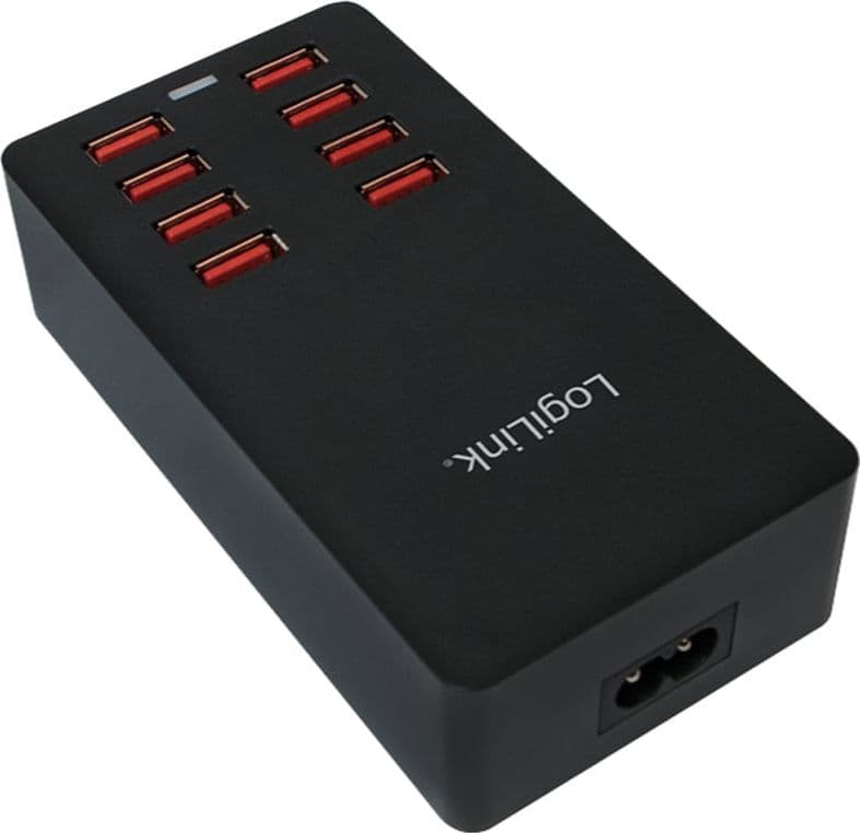 Caricatore da Tavolo a 8 porte USB 44W Nero - 11