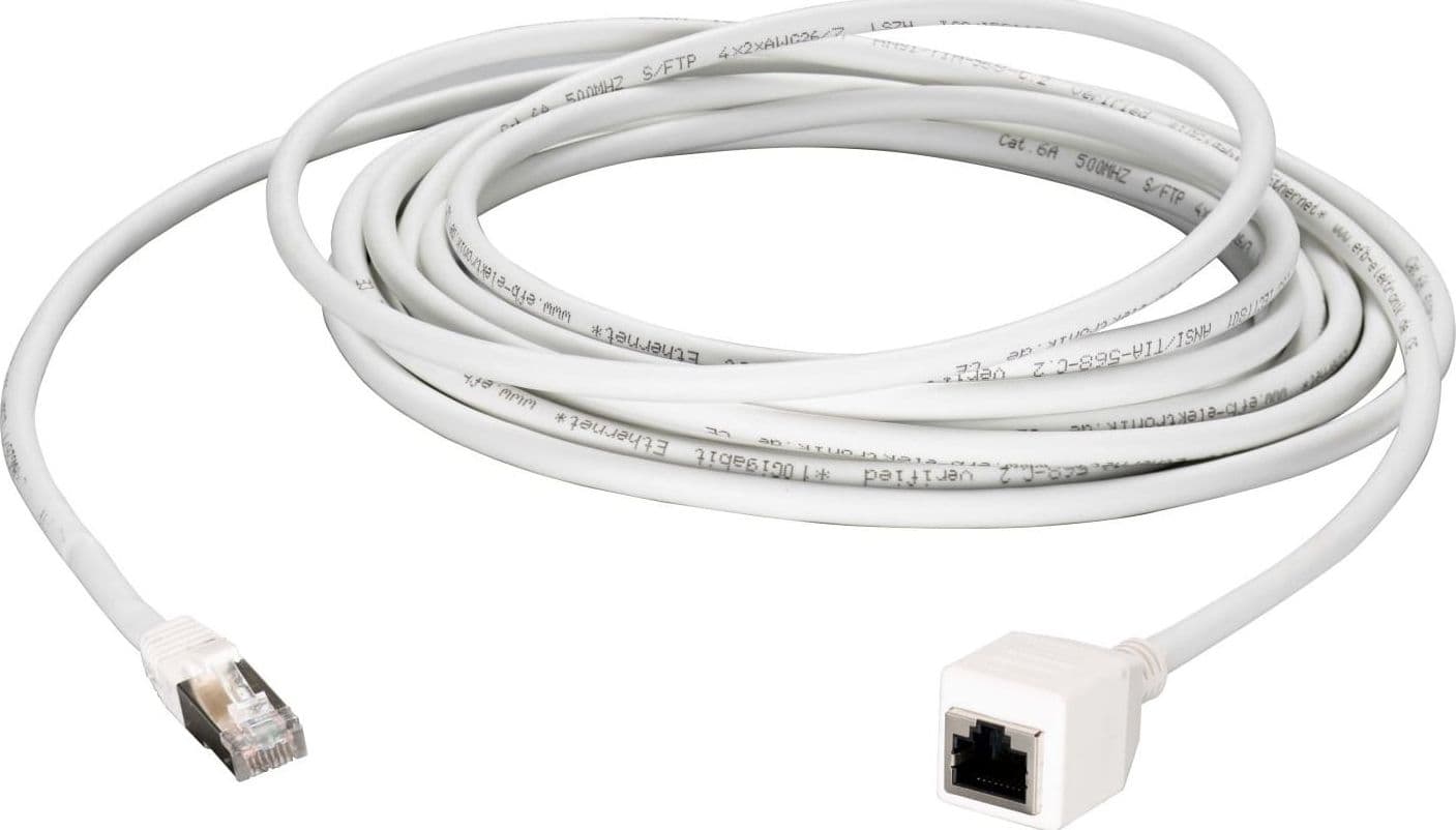 Cavo Patch RJ45 di Prolunga CAT 6A S/FTP AWG26 1m Bianco - 10