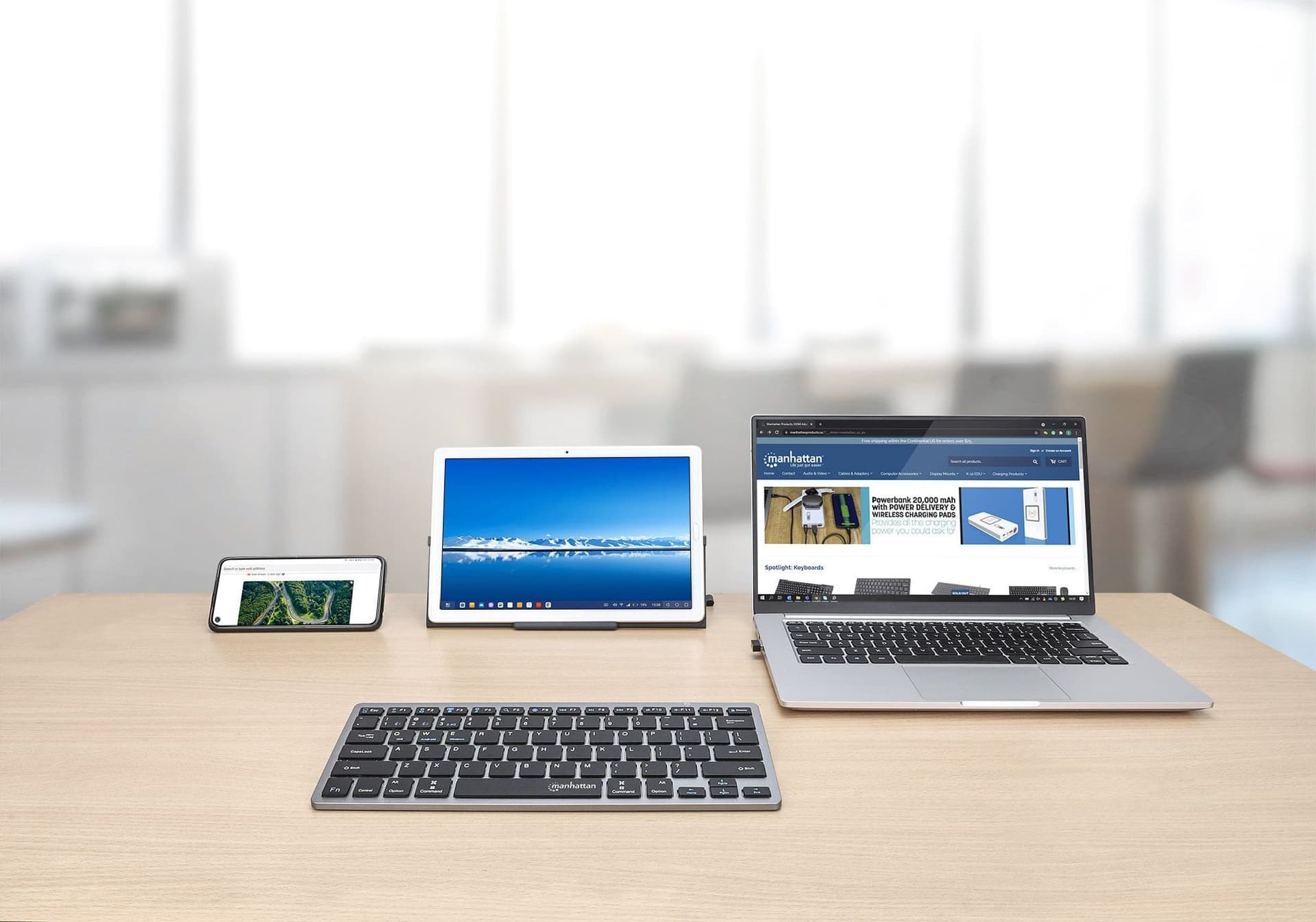 Tastiera wireless dual-mode ultra sottile - 18
