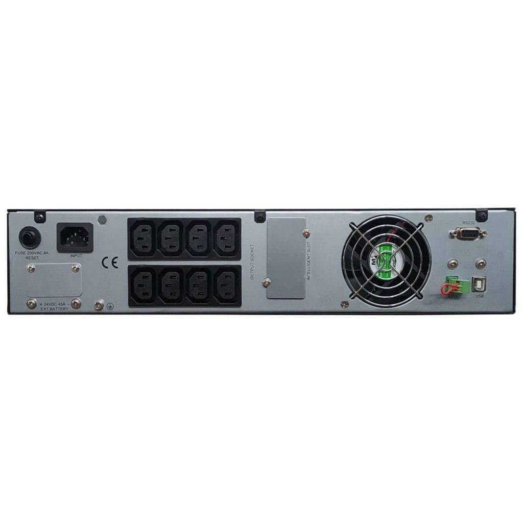 Gruppo di Continuit&agrave UPS 1000VA 900W OnLine Doppia Conversione Tower/Rack con Batterie Hot Swap - 9